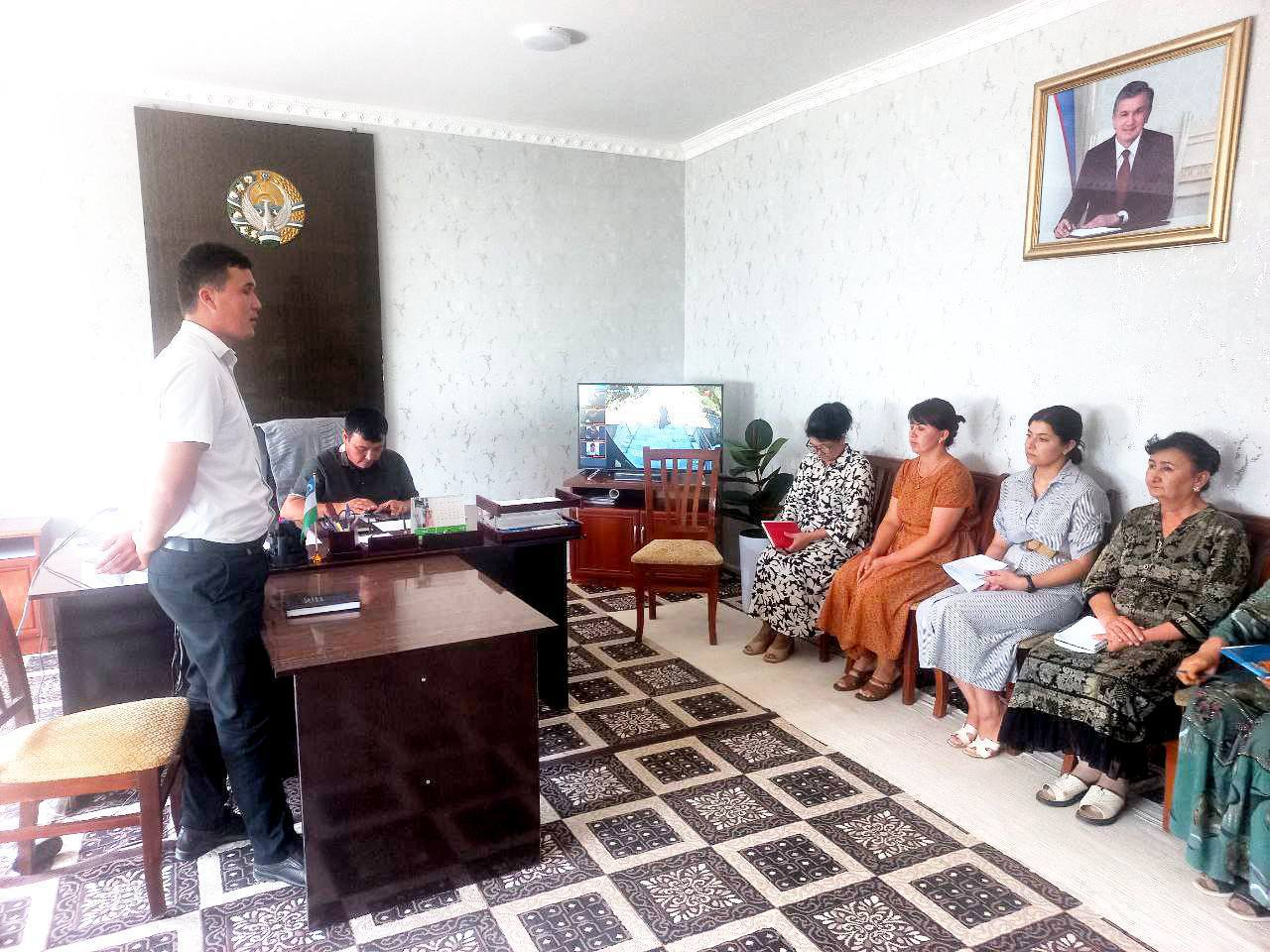 Korrupsiyaga qarshi kurashish bo'yicha bo'limda yig'ilish bo'lib o'tdi